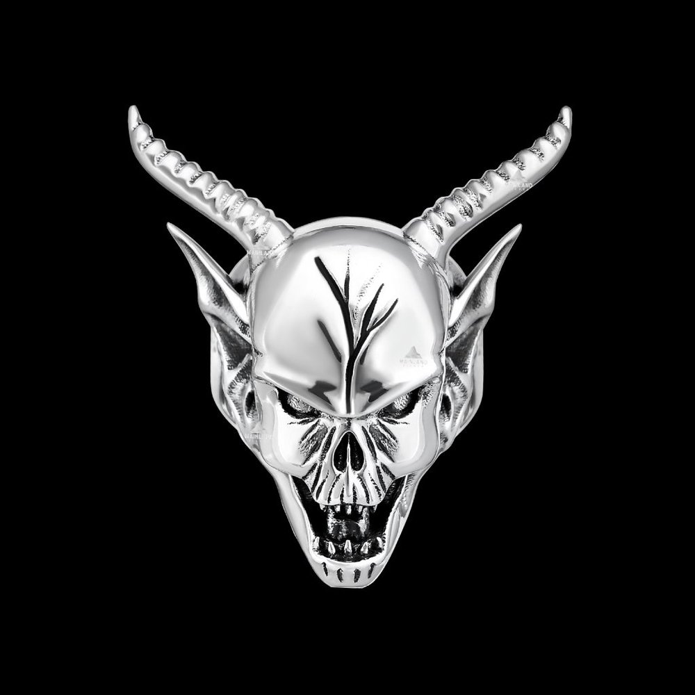 Stranger Things Eddie Munson Hellfire Club Demon Ring, 316SS